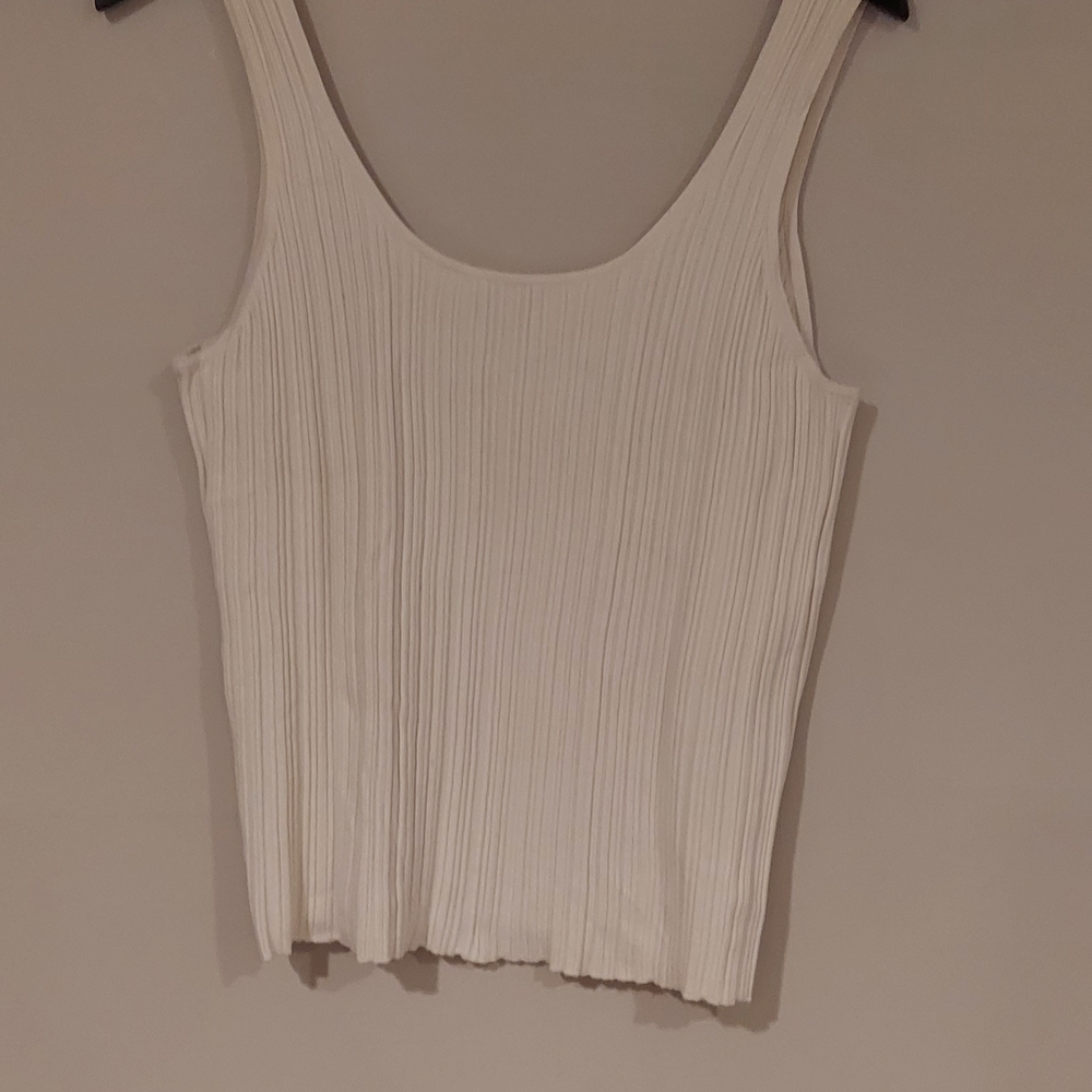 Madewell Cream Ribbed Camisole